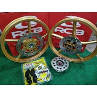 velg rcb pnp klx/dtracker &amp; crf 150 &amp; wr 155 &amp; megapro free tshirt rcb - crf 150