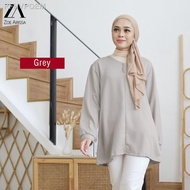 [NEW]❒BLOUSE MUSLIMAH LABUH Women Blouse Marnie Loose Fashion Muslim Borong Murah TOP SIMPLE Ready Stock Fashion Zoe Ari