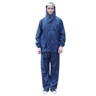 [Raincoat Series]Big Brim Split Fashion Motorcycle Raincoat Suit Reflective Raincoat Poncho Polyester Fabrics Duty Raincoat
