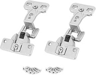 2 Pack Zinc Alloy Cabinet Hinges - 270 Degree Folding Door Corner Hinge for Furniture Doors for Cabi