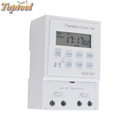 TOPTOOL Digital Timer Switch, 30A AC 220V Programmable Timer, Smart Home 1W Power 1Min - 168H KG316T