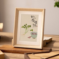 4R 5R 6R 8R & A4 photo frame photo decoration – wood grain photo frame /  相框 结婚照摆设品 – 木纹相框 / bingkai