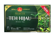 Kepala Djenggot Premium 25 Tea Bags Teh Hijau Yang Aman Untuk Diet