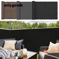 ONLYGOODS Sun Shading Sails, 3/5/6M Waterproof Balcony Shade Cloth, Multi-functional Balcony Privacy