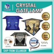 Outdoor light / lamp Crystal outdoor gate lamp weatherproof gate light Led gate light pillar gate la