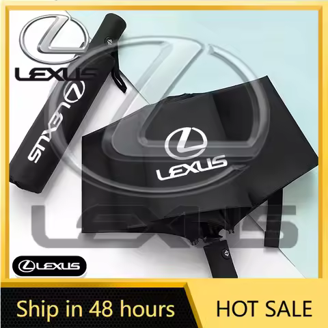 2026 Hot Interior Stickers Car Emblem Umbrella Lexus Business Automatic Folding Umbrellas For Lexus 