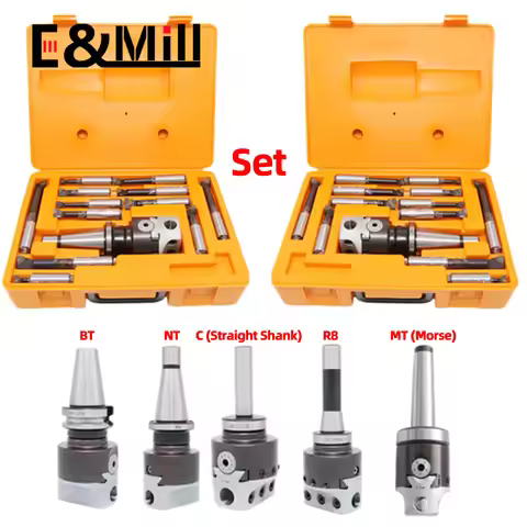 a set MT2 MT3 MT4 C20 C25 BT30 BT40 NT30 NT40 R8 M10 M12 M16 + F1 2 inch 50 Boring head 12mm Boring 