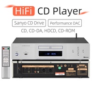HiFi CD Player with Performance DAC(24Bit 192KHz 103DB) High-Quality Music Single-Disc CD/CD-DA/HDCD