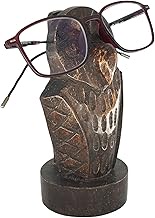 Wooden Handcrafted Classic Owl Shaped Eyeware Retainer-Eyeglass Spectacle Specs Holder–Spec Stand-Op