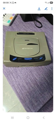 SEGA saturn 遊戲機,和 vcd 卡