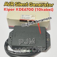 YMT Avr Kipor Mesin Genset 10 kabel Kipor Yamamoto Krisbow kama Yanmar 186Fa 186 L90 KDE6500 6kw 7kw 8kw Mesin silen silent kama