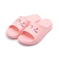 FILA Colorful LOGO Thick-Soled Slippers Pink 4-S334Y-555 Women's Shoes