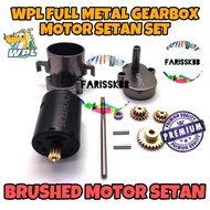 WPL D12 Motor Setan with Full Metal Gearbox UPGRADED Metal Gearbox With 370 Brush Motor for 1/10 D12