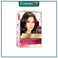 LOREAL EXCELLENCE CREME ADVANCED TRIPLE CARE HAIR COLOUR - 3 NATURAL DARKEST BROWN 1S