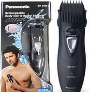 PANASONIC  CORDLESS  RECHARGEABLE  WET/ DRY BODY  HAIR SHAVER BT 2405