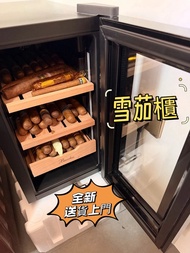 100%全新 雪茄櫃 紅酒櫃 智能電子恆溫 Cigar cabinet 恆濕風冷保濕裸養雪松木 家用細型雪櫃