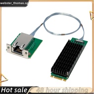 M.2 B+M Single-Port 10GbE Network Card RJ45 Ethernet Adapter AQC107S T1 Control Grade Server Network