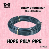 CS "SIRIM" 20MM PN16 PE100 100METER HDPE Poly Pipe Poly Paip /Poly Pipe High Quality(Buatan Malaysia