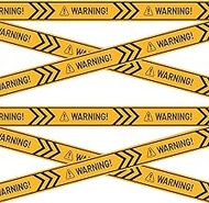 2 Rolls Under Construction Party Tape, 3in x 98ft Construction Zone Caution Warning Tape Themed Part