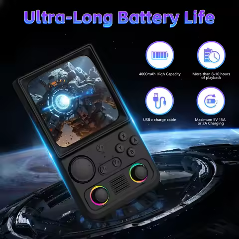 AISLPC RG40 MAX Handheld Game Console 64/128G 4.0" IPS Screen 5G Portable Pocket Game Player