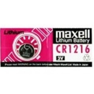 CR1216 Lithium Battery Japan Maxell / Sony
