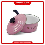Maspion Panda Panci Enamel Saucepan Signature 18 cm