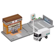 Tomica Town ฉากรถเหล็ก ของแท้ Seven-Eleven (with Tomica Car)