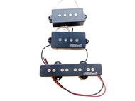 Wilkinson Bass Pickups Premium PJ V Jazz Bridge & P Bass Pickup Set 4-String WPB WJB Pickups
