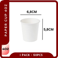 Paper cup 4 oz Cup eskrim | Paper cup hot 4 oz | gelas kopi isi 50pcs