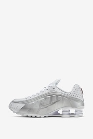 Shox R4 White and Metallic Silver