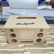 ตู้ลำโพงงานดิบแบนพาส 6.5 นิ้วกลาง 3 นิ้ว 4 ดอกแหลม 2 นิ้ว 2 ดอกไม่รวมอะคริลิคหน้า