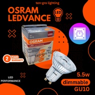 [100% Original]Osram Dimmable 5.5w GU10 LED 3000K Bulb & Osram 4.5W GU10 LED 2700K/4000K Bulb 2 Year