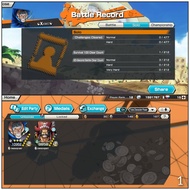 OPBR One Piece Bounty Rush Account [2 extreme] Garp & Roger feat. Luffy Oni, Dalton, Wapol