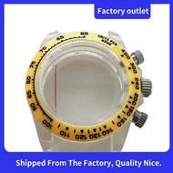 39MM Watch Case Sapphire Glass Case for Quartz VK63 Movement Cases Wearable Watch Accessories