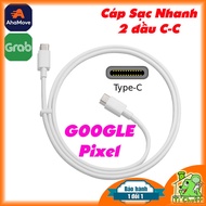 [MACHINE ZIN] Genuine Type-C 60W Google Pixel 2-head C-C Fast Charging Cable