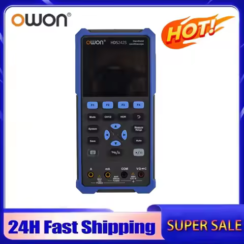 OWON HDS242 /HDS272/ HDS242S / HDS272S Handheld Digital Oscilloscope 2 Channels with 70MHz Bandwidth