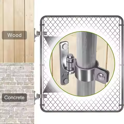 Wall Mount Hinge Reliable Chain Link Fence Hinge Door Hinges Stainless Steel Gate Hinges For Farms W