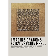【READY STOCK】Poster Cover Album Imagine Dragons (2021 Version) - EP by Imagine Dragons for Room/Barb
