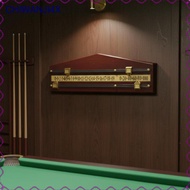 [chiwanji4x] Burgundy Wood Billiards Scoreboard Wall Mount Snooker Scoreboard for Entertainment Room