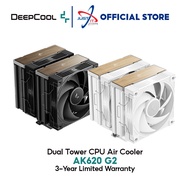 DEEPCOOL AK620 G2 DUAL TOWER CPU AIR COOLER - BLACK / WHITE