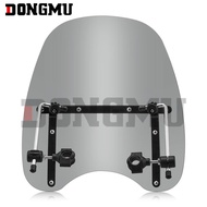 Cermin Depan Motosikal Diubahsuai Penutup Depan Retro Harley New Continent Cermin Depan Universal Ce