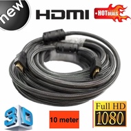 HDMI สาย HDMI ต่อภาพเสียงทีวี ยาว 10M เมตร v1.4 (Black)