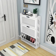 Ultra-thin doorway shoe cabinet multi-layer foyer cabinet