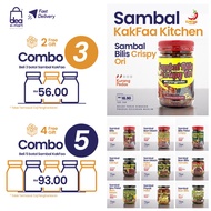 Sambal KakFaa Kitchen - Ready To Eat - Tempoyak | Petai | IKan Bilis | Ikan Masin | Tomato