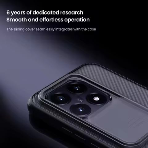 For Xiaomi Mi 15T Pro / 15T 5G Case Nillkin Camshield Pro Lens Camera Slide Protector Shockproof Bac