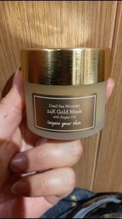 年尾優惠 $199  Laline 死海 24k 黃金面膜 24k deadsea gold mask 50g (外盒不完美，介意者勿購)