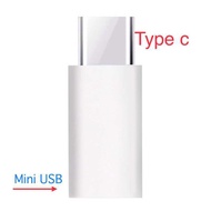 อแดปเตอร์แปลง Mini USB TO ไทซี Type c  หัวแปลง💛  มินิยูเอสบี เป็น TYPE C MALE ADAPTER CONVERTER อะแด