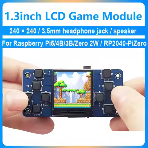 1.3inch LCD Display Screen Game Module With Button AND Audio Buzzer Speaker For Raspberry Pi Zero 2W