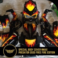SPECIAL BODY COVER NMAX PREDATOR 2020 FREE FIRE EDITION BAHAN TEBAL
