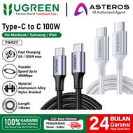 UGREEN USB Type C to Type C Braided Fast Charging Charger Cable 100W 60W